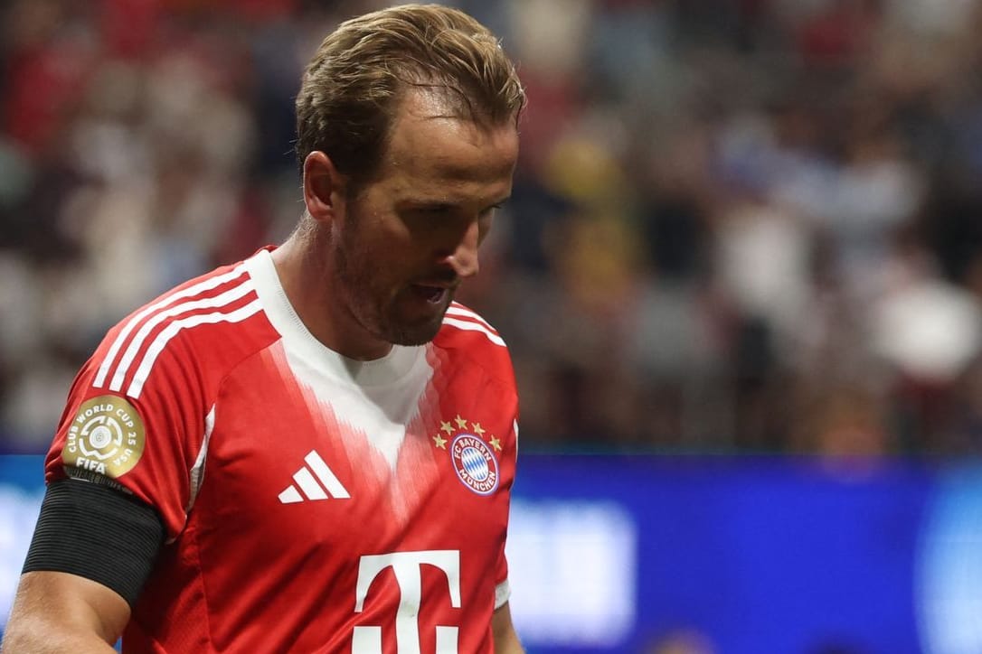 Harry Kane: Der Stürmer des FC Bayern schied mit seinem Team im Viertelfinale aus.