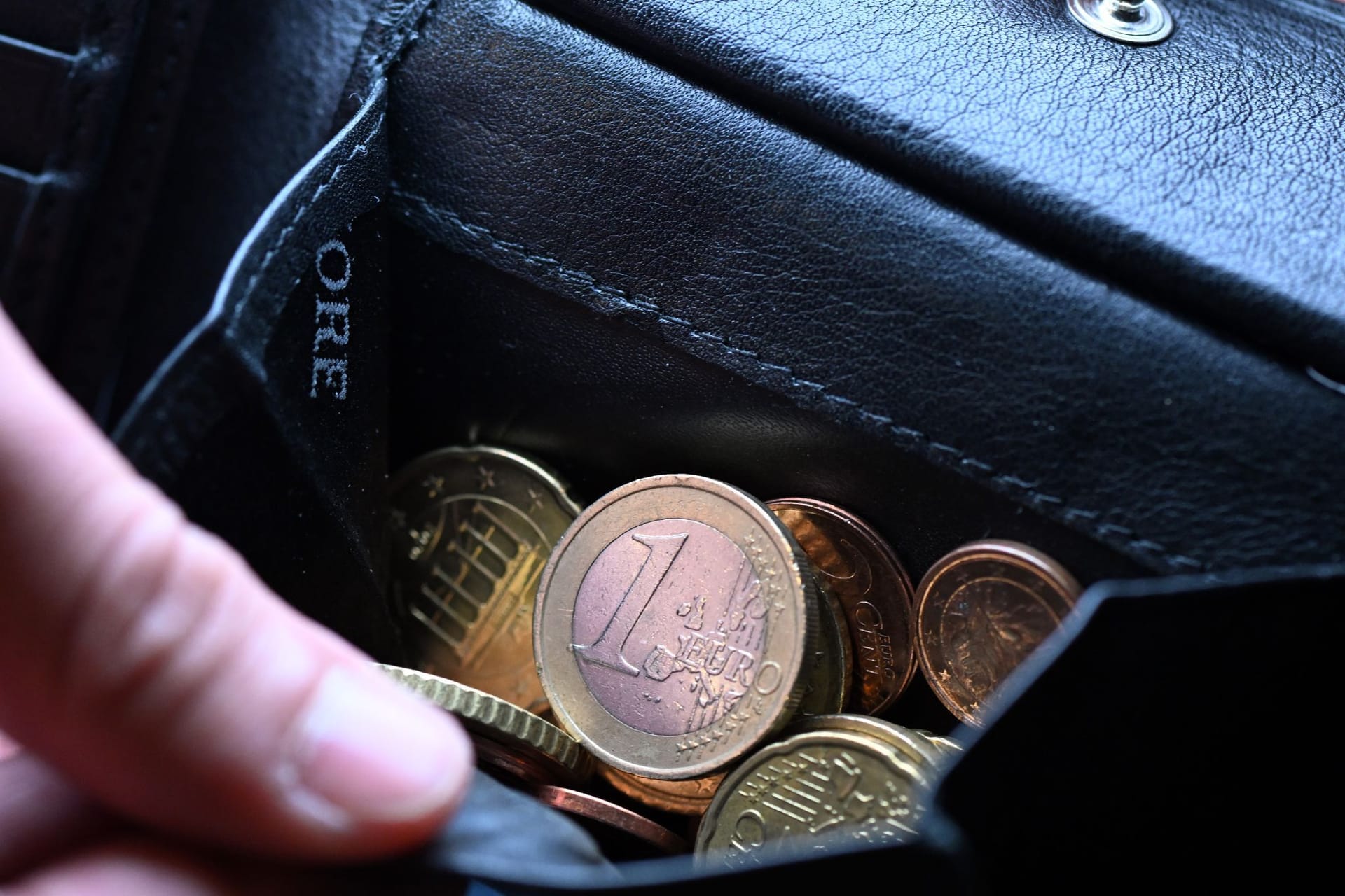 Geld im Portemonnaie