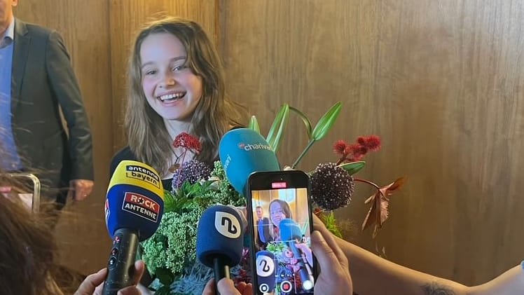 Nora Falk wird als neues Christkind "Botschafterin der Stadt".