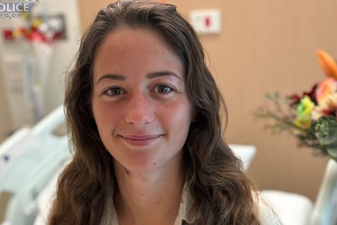 Carolina Wilga im Krankenbett: Erstmals wendet sich die junge Deutsche direkt an die Öffentlichkeit.