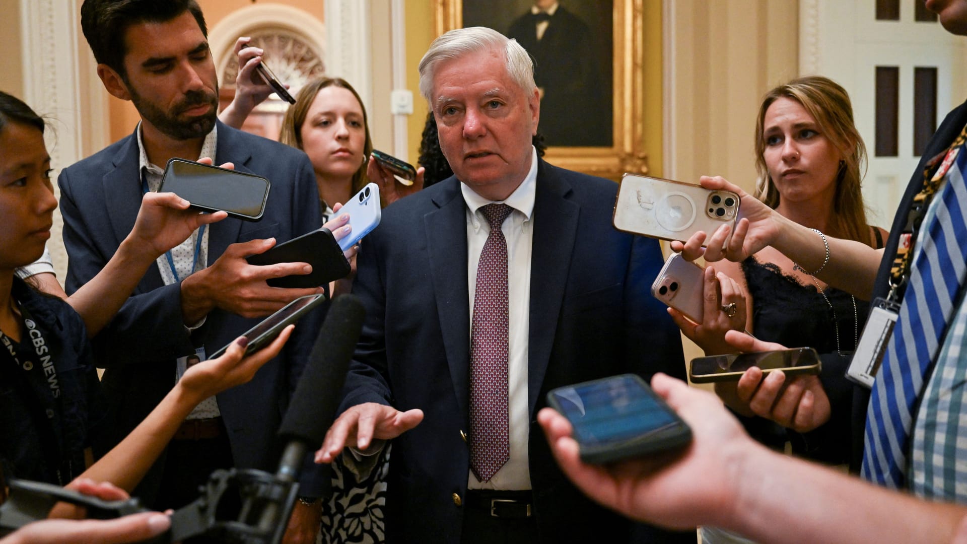 US-Senator und Republikaner Lindsey Graham: Der Trump-Verbündete verkündet eine Ukraine-Wende.