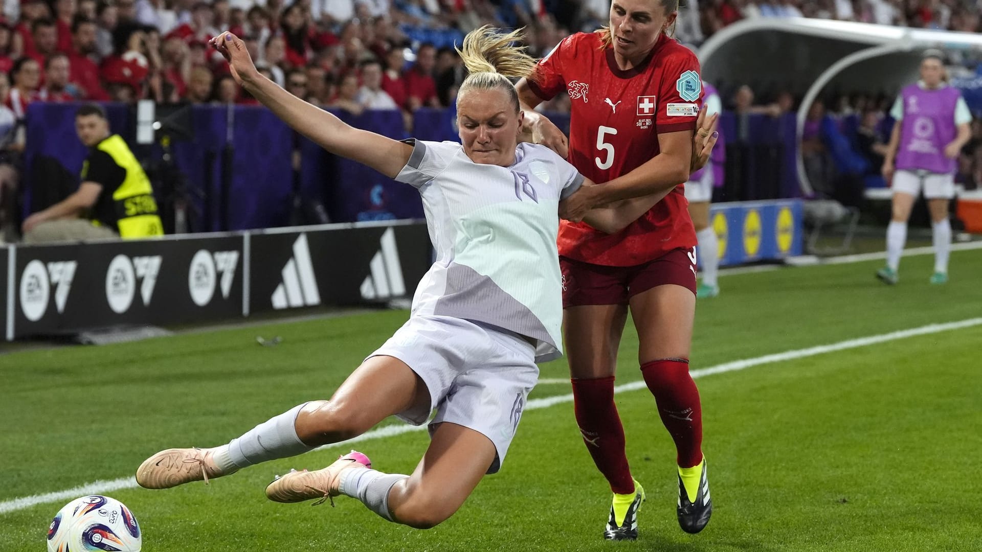 Frauenfußball-EM - Schweiz - Norwegen