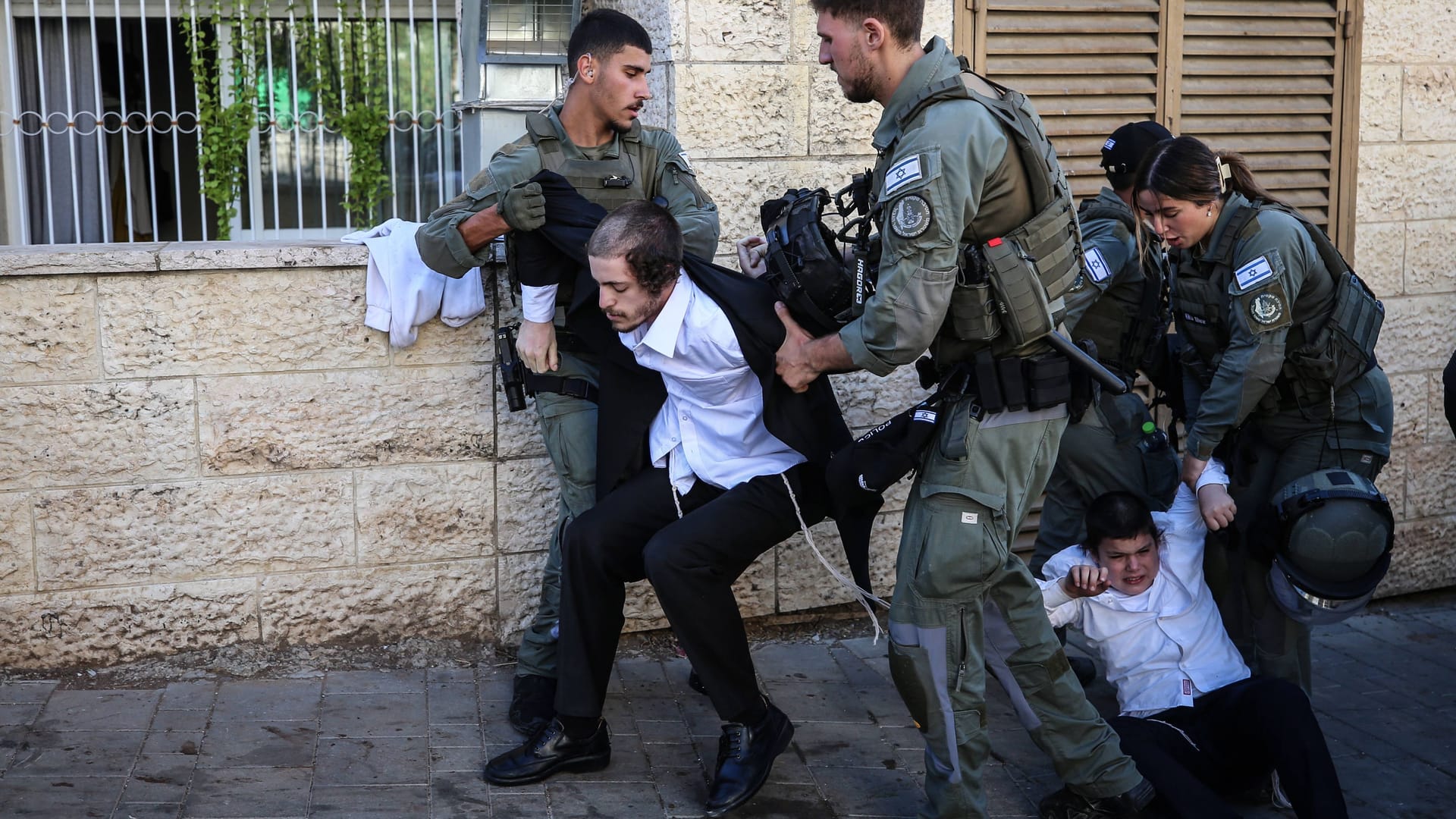 Jerusalem: Im vergangenen Jahr kam es zu heftigen Protesten ultraorthodoxer Juden gegen die Wehrpflicht.