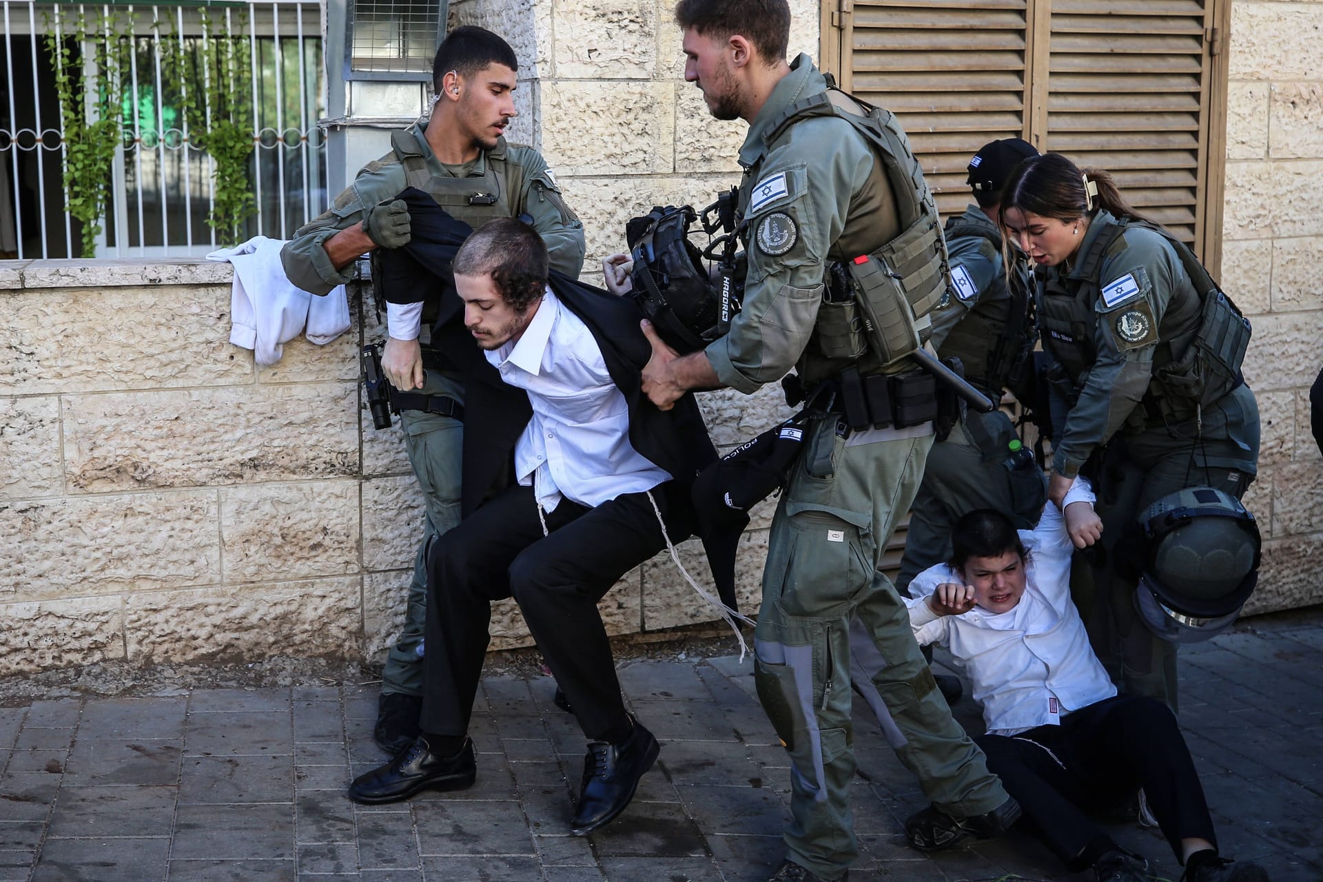 Jerusalem: Im vergangenen Jahr kam es zu heftigen Protesten ultraorthodoxer Juden gegen die Wehrpflicht.