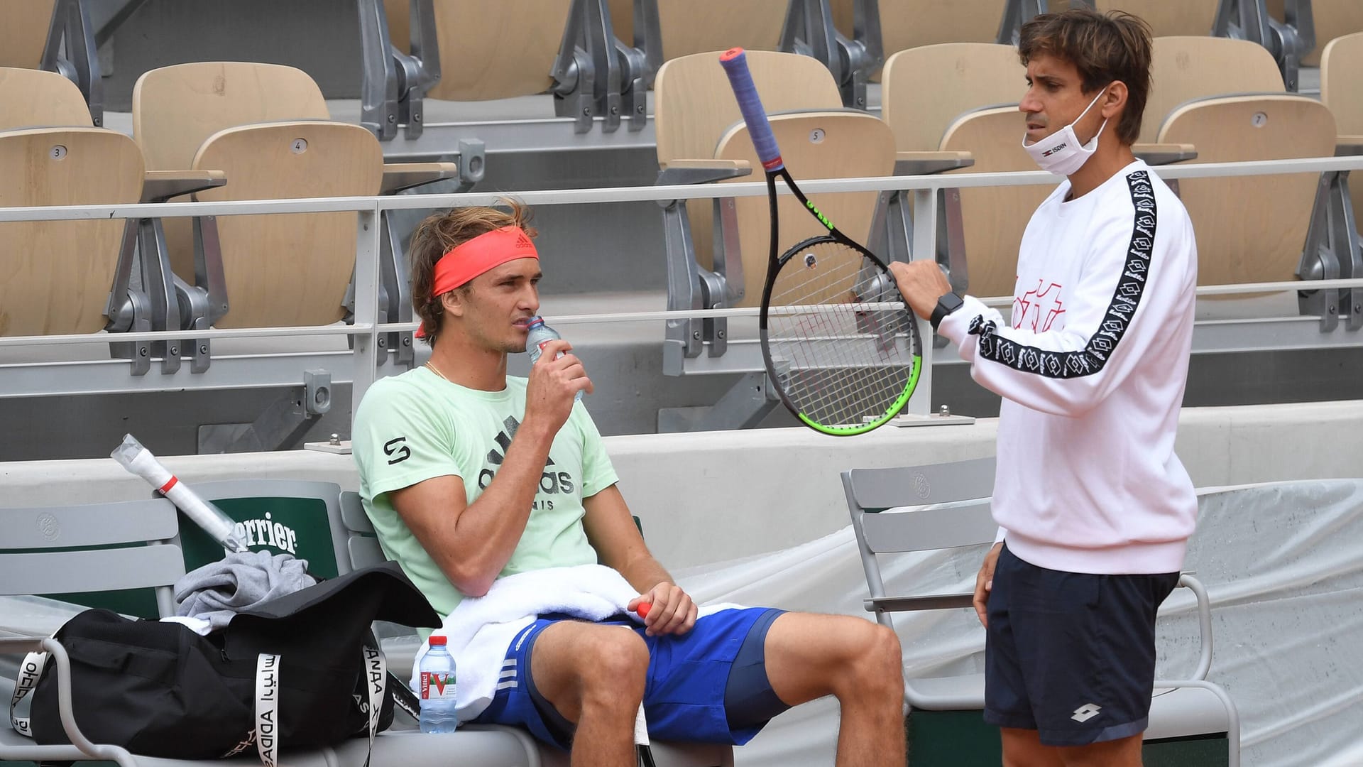 "Bin nicht der Richtige": Auch die Zusammenarbeit von Zverev mit David Ferrer (r.) währte nicht lange.