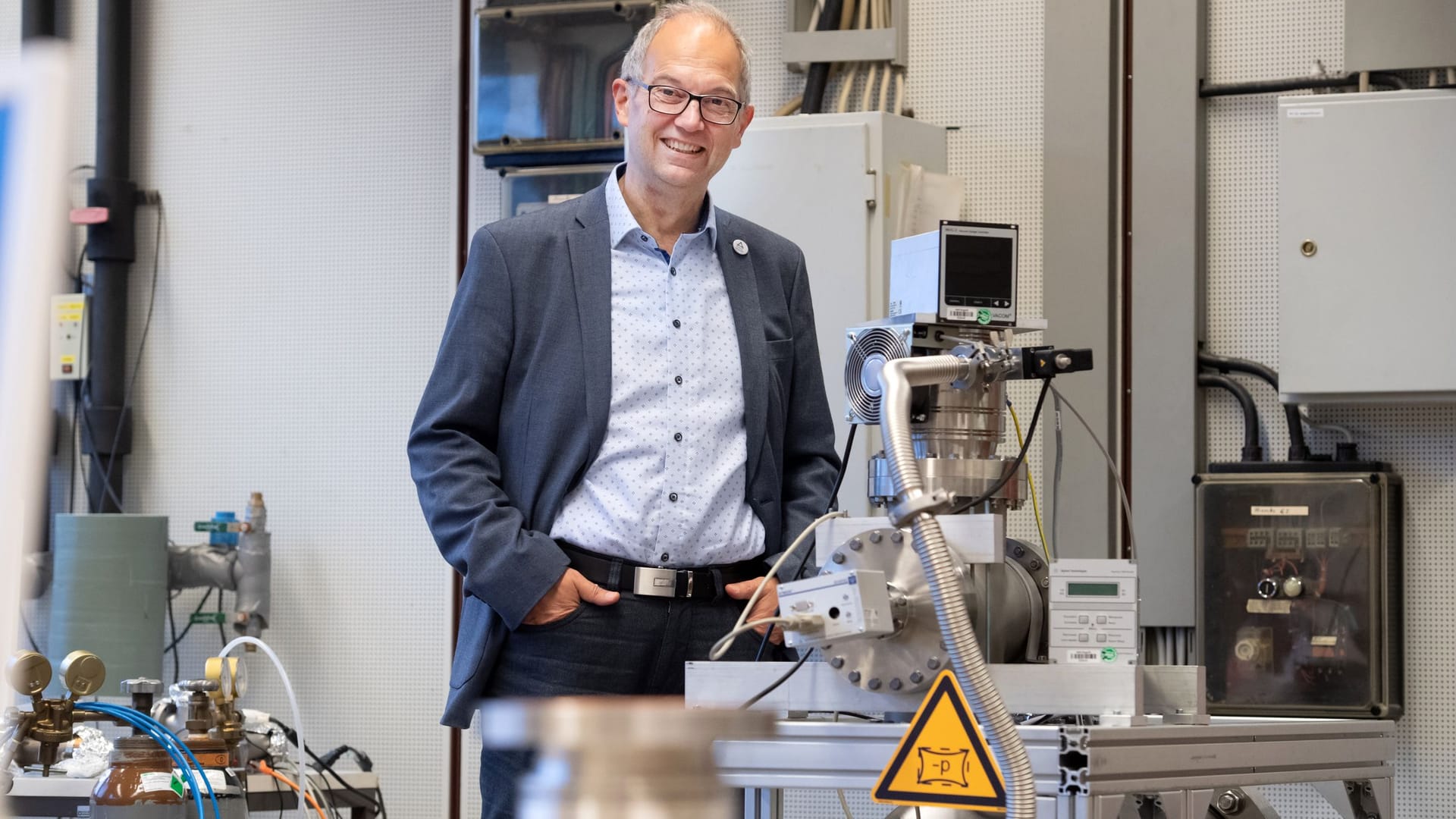 RWTH-Professor Achim Stahl, Leiter des III. Physikalischen Instituts B, freut sich: Die Bundesregierung hat ihre Unterstützung für das Einstein-Teleskop bekräfigt.