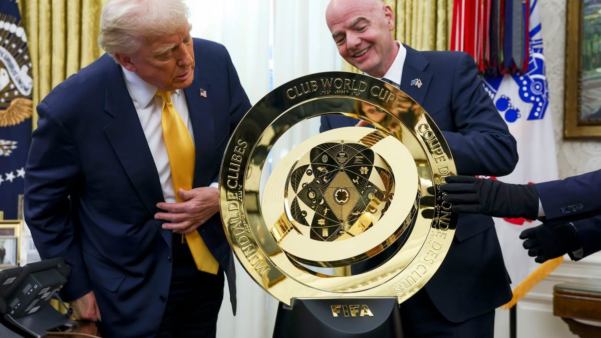 Das Finale der Club-WM als Show-Act mit Trump