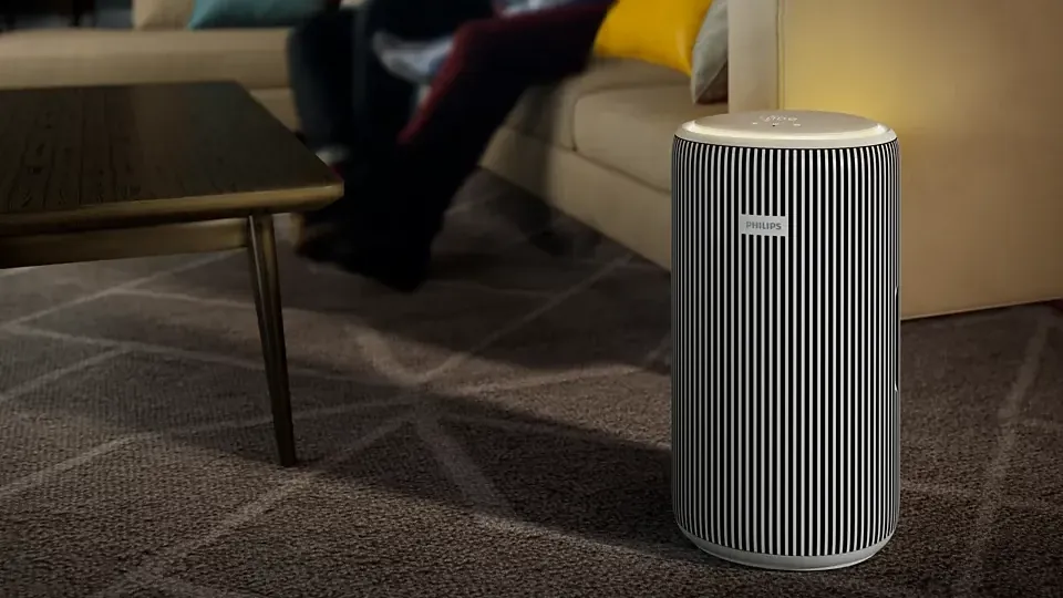 Der Luftreiniger von Philips filtert bis zu 99,99 Prozent aller Allergene.