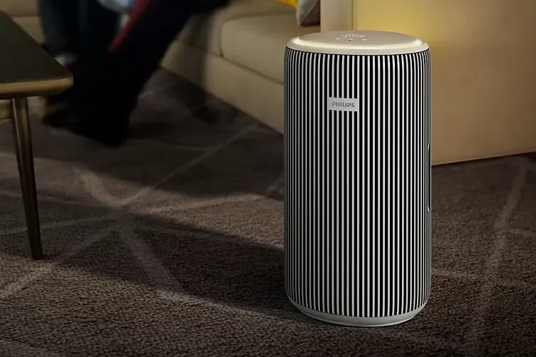 Der Luftreiniger von Philips filtert bis zu 99,99 Prozent aller Allergene.