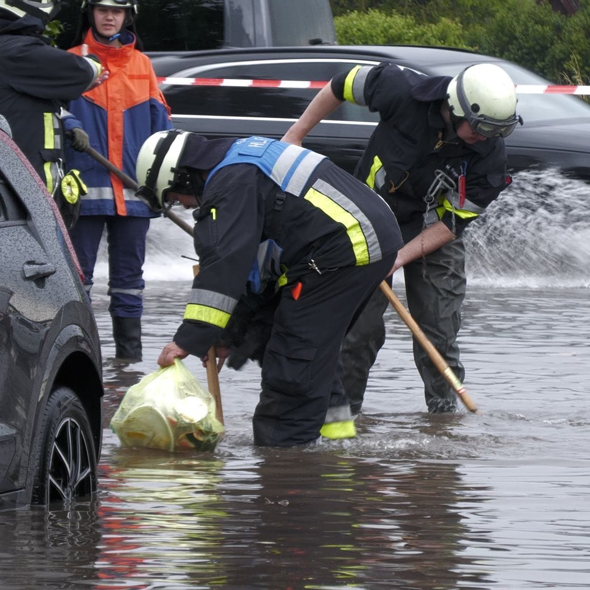 Wetter in Nürnberg - Landunter im Stadtteil Kornburg