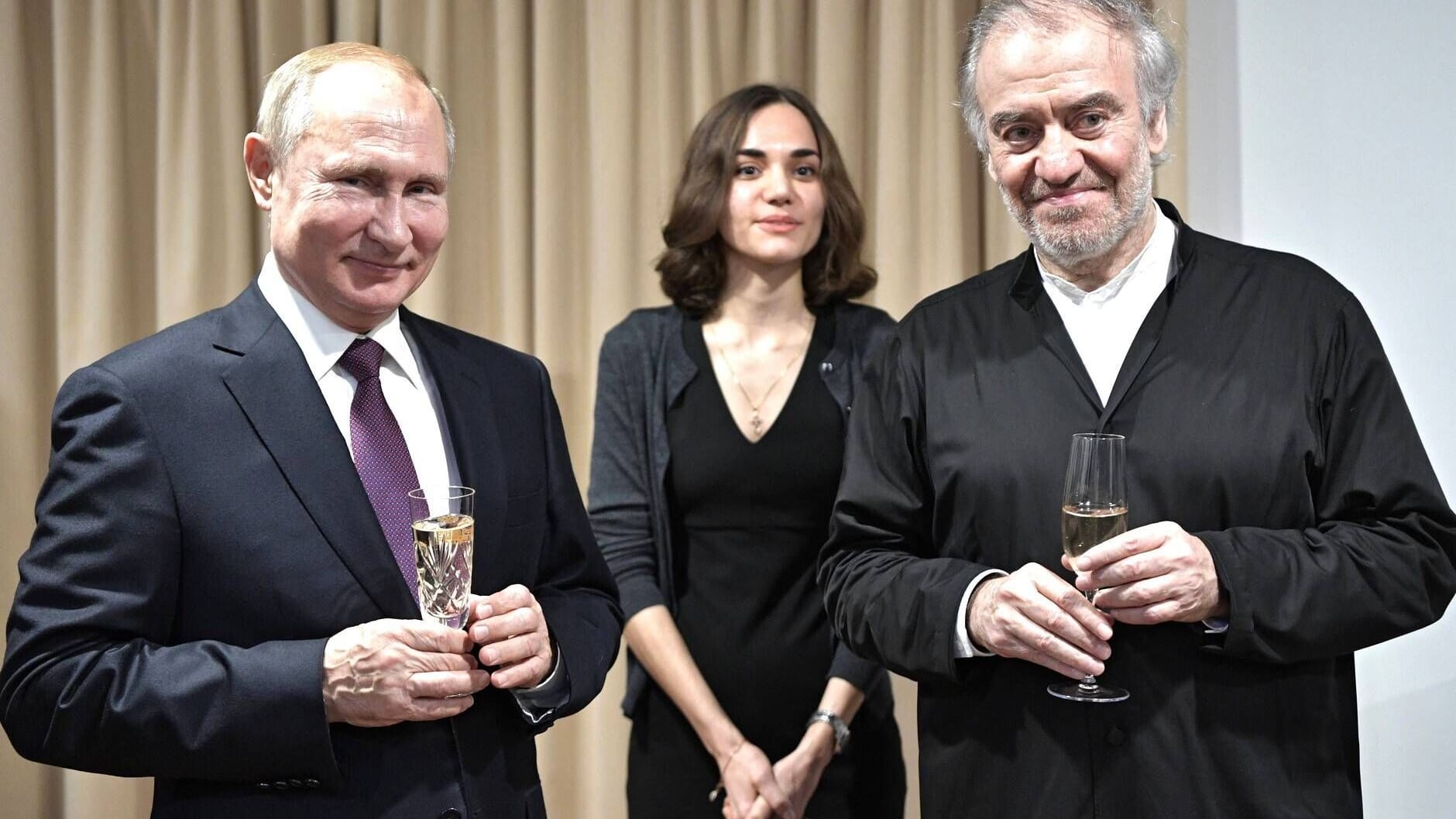 Gern gesehener Gast im Kreml: Gergijew (r.) und Putin bei einem Treffen im Jahr 2019.