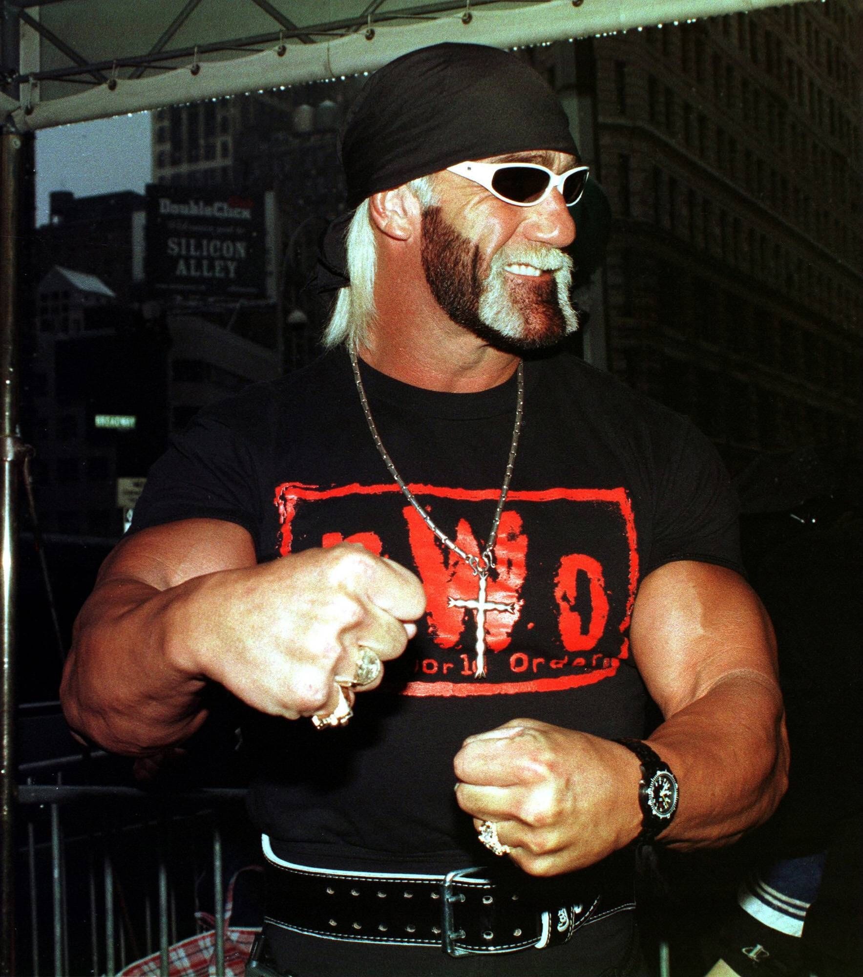 Karriere-Revival: Hogan als Mitglied der "NWO" 1998.
