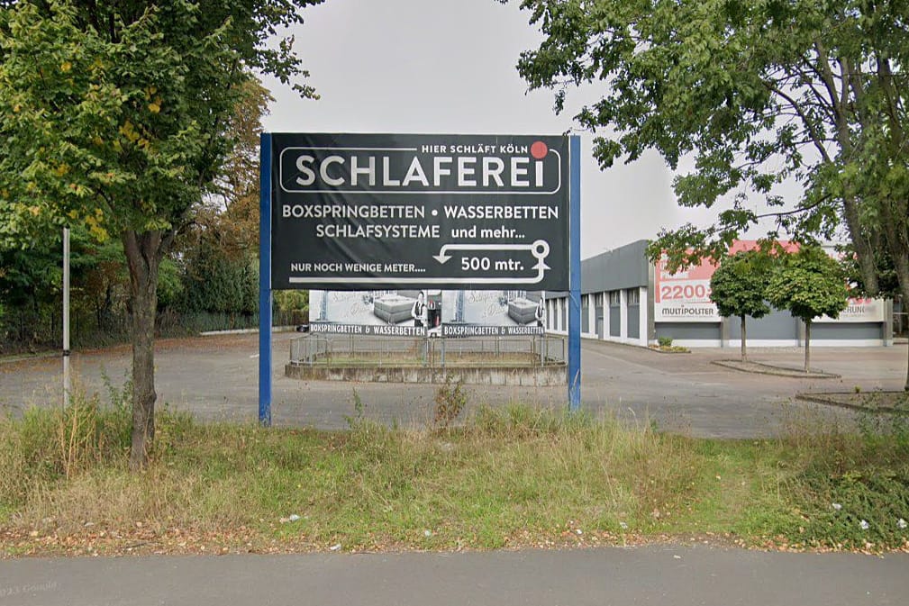 Das Gelände des Luxus-Bettenhändlers "Schlaferei": Die Firma ist insolvent. Das Gelände des Luxus-Bettenhändlers "Schlaferei": Die Firma ist insolvent.