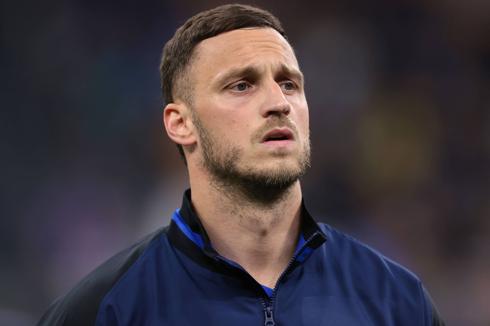 Marko Arnautović im Inter-Dress: Der Österreicher hat sich nach zwei Jahren in Mailand nun Roter Stern Belgrad angeschlossen.