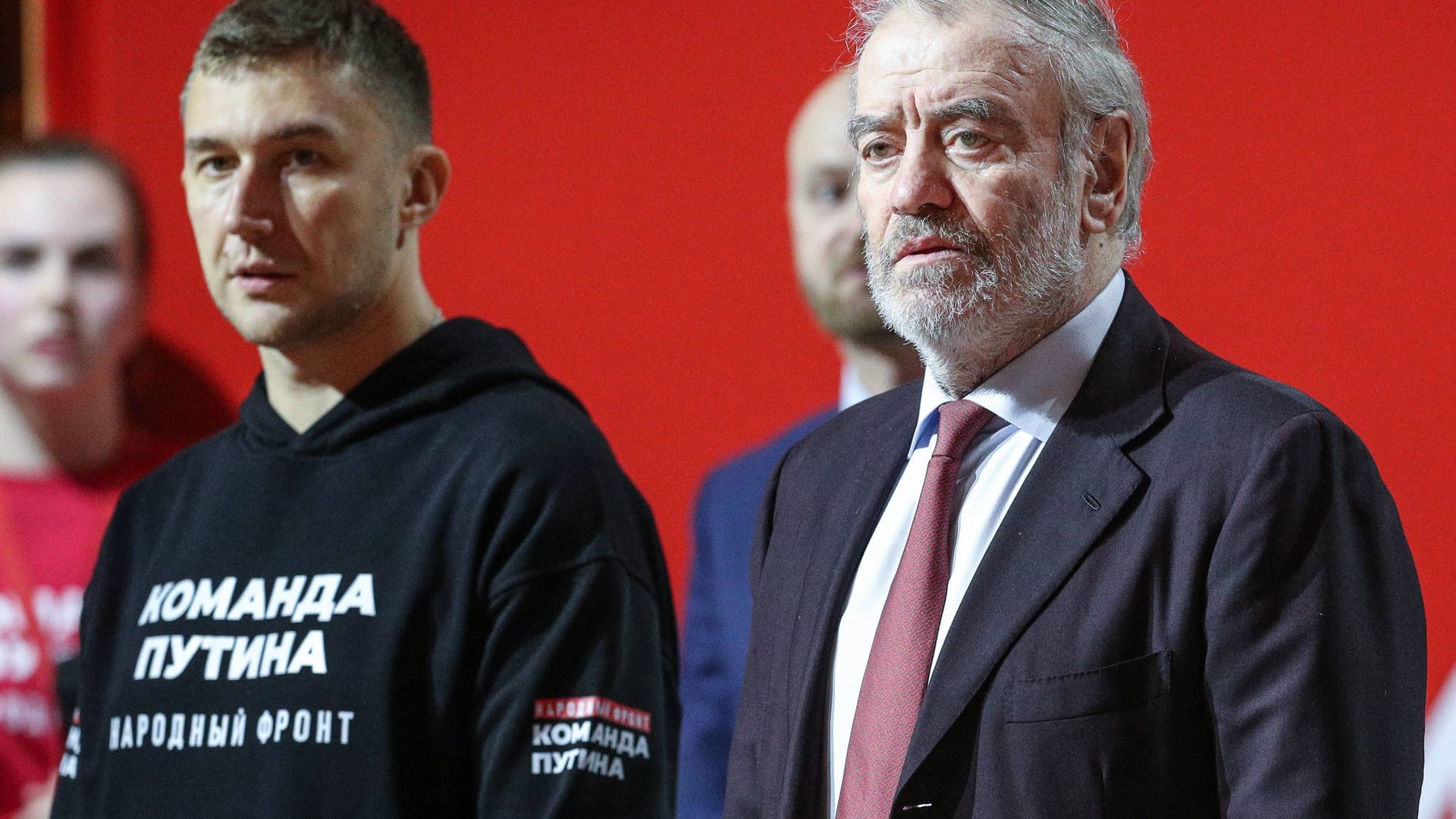 Gergijew rührte schon häufig die Werbetrommel für Wladimir Putin, auch im Vorfeld von Präsidentschaftswahlen, wie hier in Moskau im Jahr 2023.