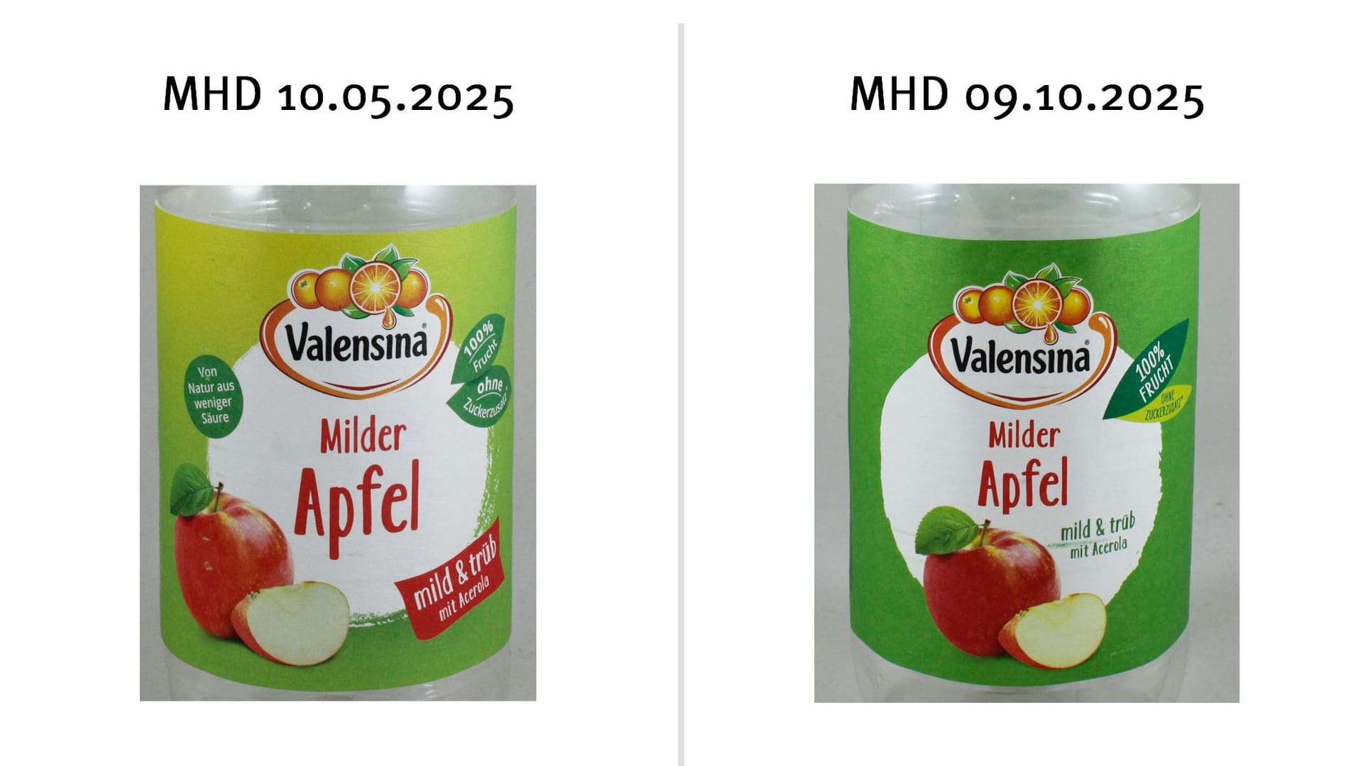 Die Verpackung hat sich geringfügig verändert.