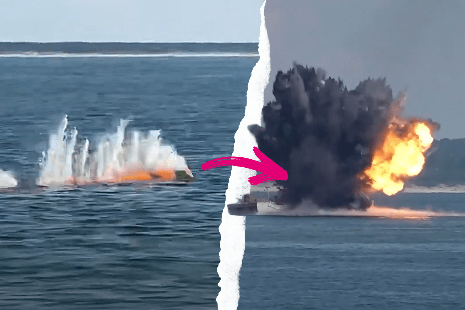 Russische Drohnenboote: Die unbemannten Wasserfahrzeuge sollen zur Abwehr von Oberflächenzielen wie zum Beispiel Schiffen dienen. Russische Drohnenboote: Die unbemannten Wasserfahrzeuge sollen zur Abwehr von Oberflächenzielen wie zum Beispiel Schiffen dienen.
