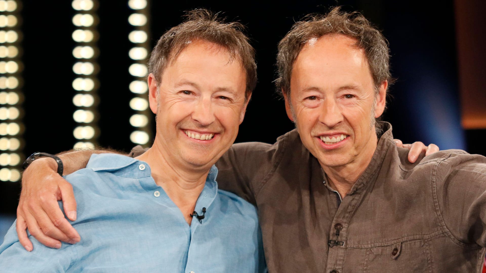 Gerrit und Frederik Braun bei einer TV-Aufzeichnung (Archivfoto): Die Brüder stehen hinter dem "Miniaturwunderland". Gerrit und Frederik Braun bei einer TV-Aufzeichnung (Archivfoto): Die Brüder stehen hinter dem "Miniaturwunderland".