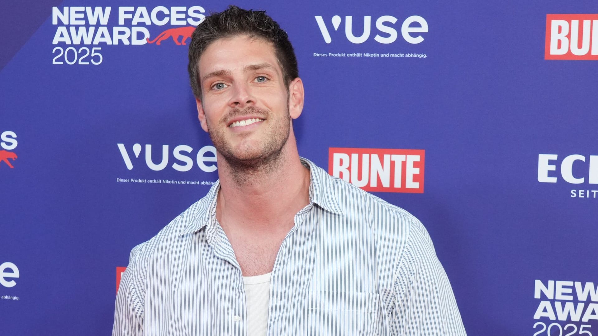 Martin Braun: Beim Bunte New Faces Award Style hatte der Bachelor sein Debüt auf einem roten Teppich.