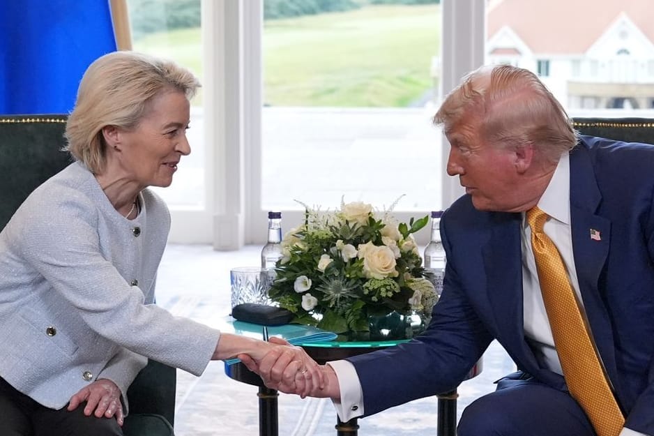 US-Präsident Trump trifft von der Leyen in Schottland