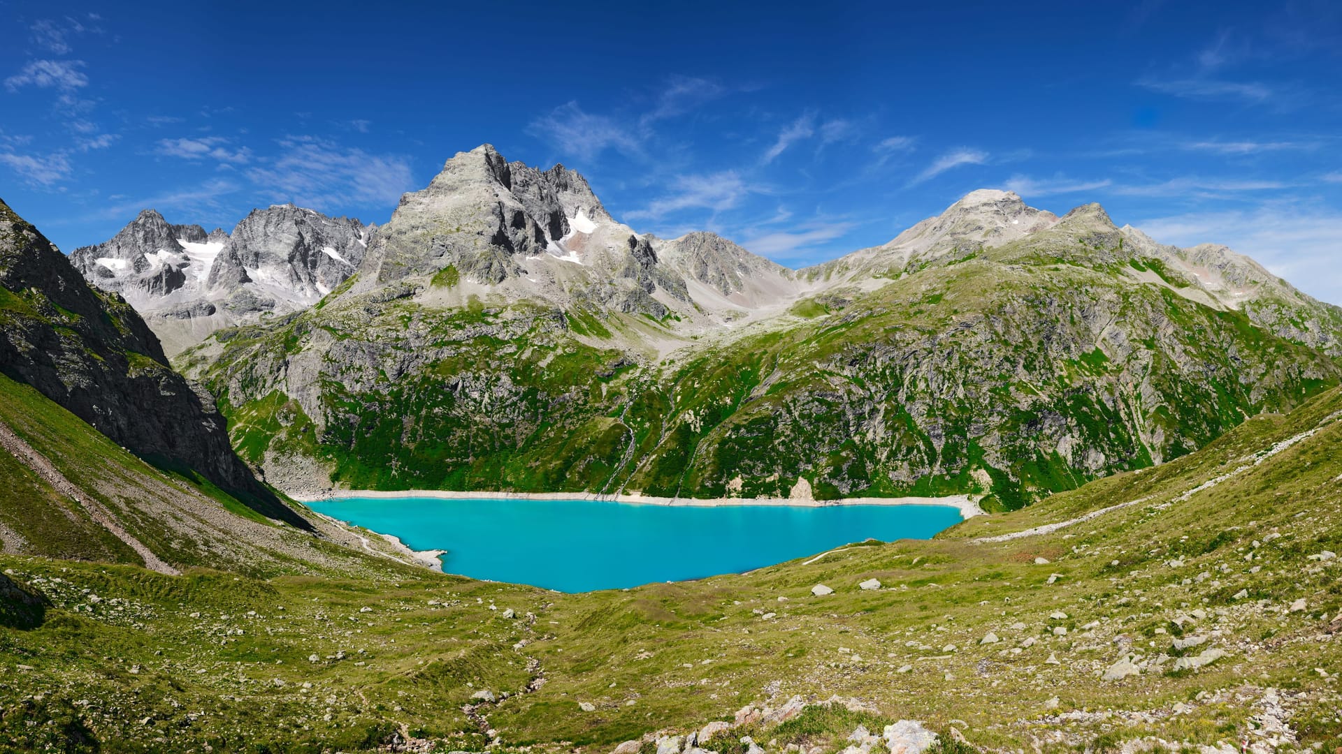 Bergformation mit der Kuchenspitze in Tirol (Archivbild): Ein Deutscher ist bei einem Ausflug tödlich verunglückt.
