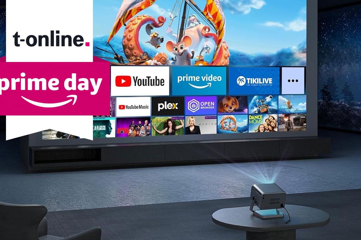 Der Beamer bringt Netflix, Dolby Audio und scharfe Bilder direkt in Ihr Wohnzimmer, ganz ohne zusätzliche Geräte.