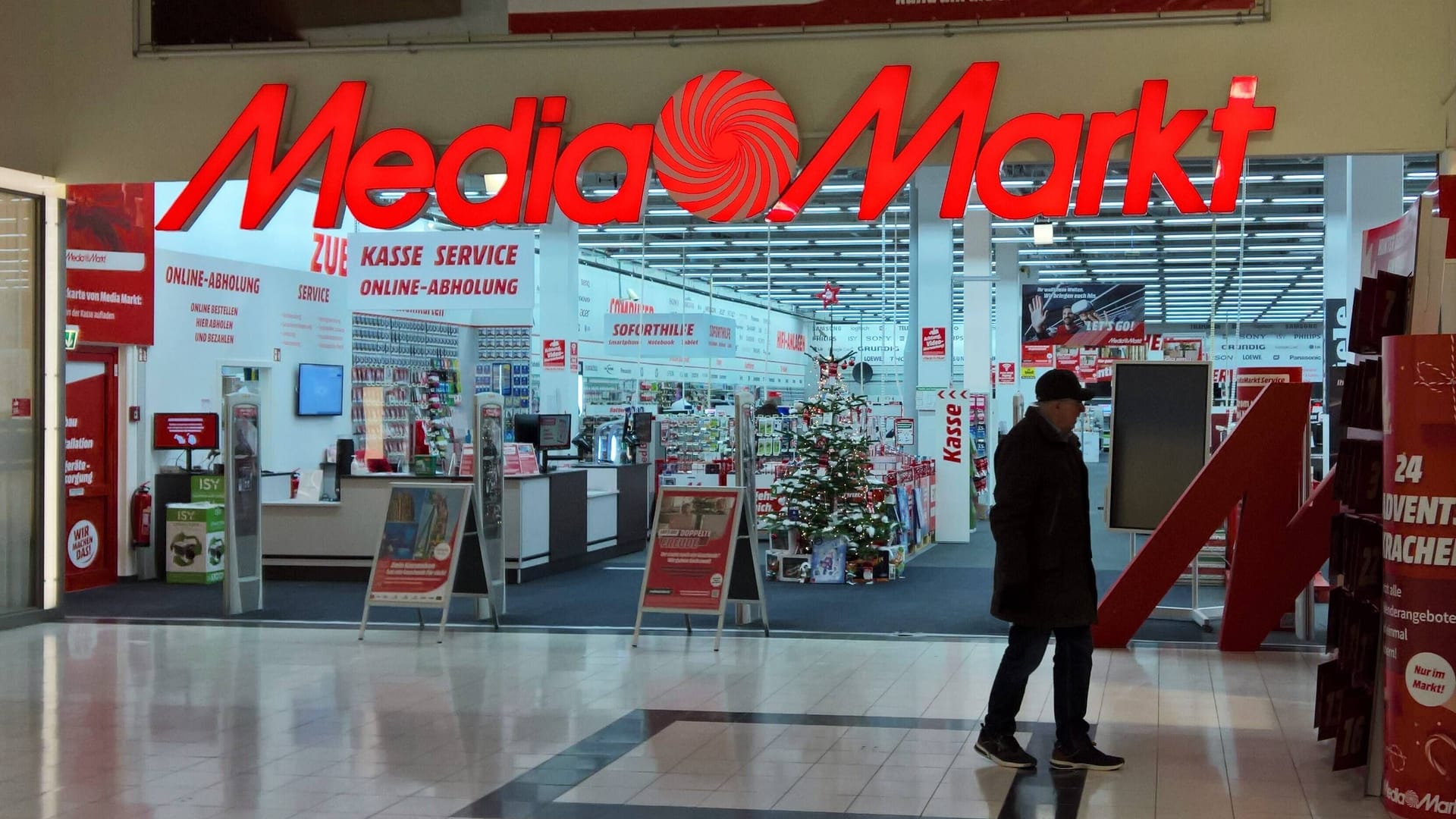 Filiale von Media Markt (Symbolbild): Das Video ruft unterschiedliche Reaktionen hervor. Filiale von Media Markt (Symbolbild): Das Video ruft unterschiedliche Reaktionen hervor.