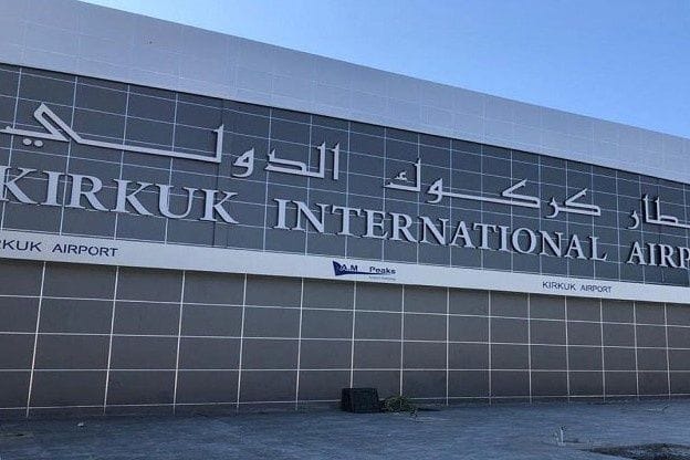Terminal des Flughafens in Kirkuk: Dort schlugen in der Nacht zwei Raketen vom Typ Katjuscha ein – wegen ihres Pfeiftons umgangssprachlich auch "Stalinorgel" genannt.