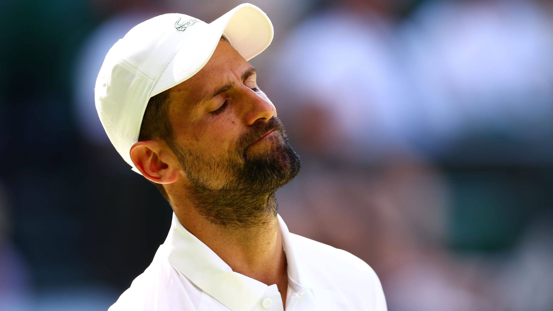 Schweres Match: Novak Djoković im Halbfinale gegen Jannik Sinner.