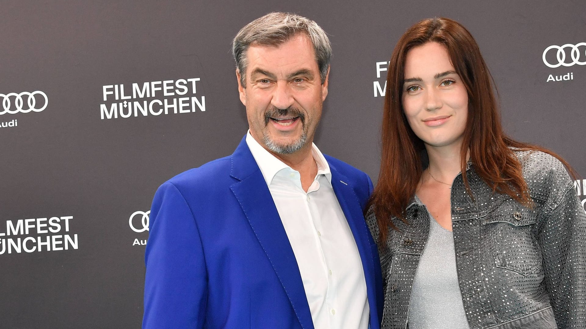 Markus Söder und Gloria Sophie Burkandt: Vater und Tochter besuchten im Juni 2025 zusammen das Filmfest in München.