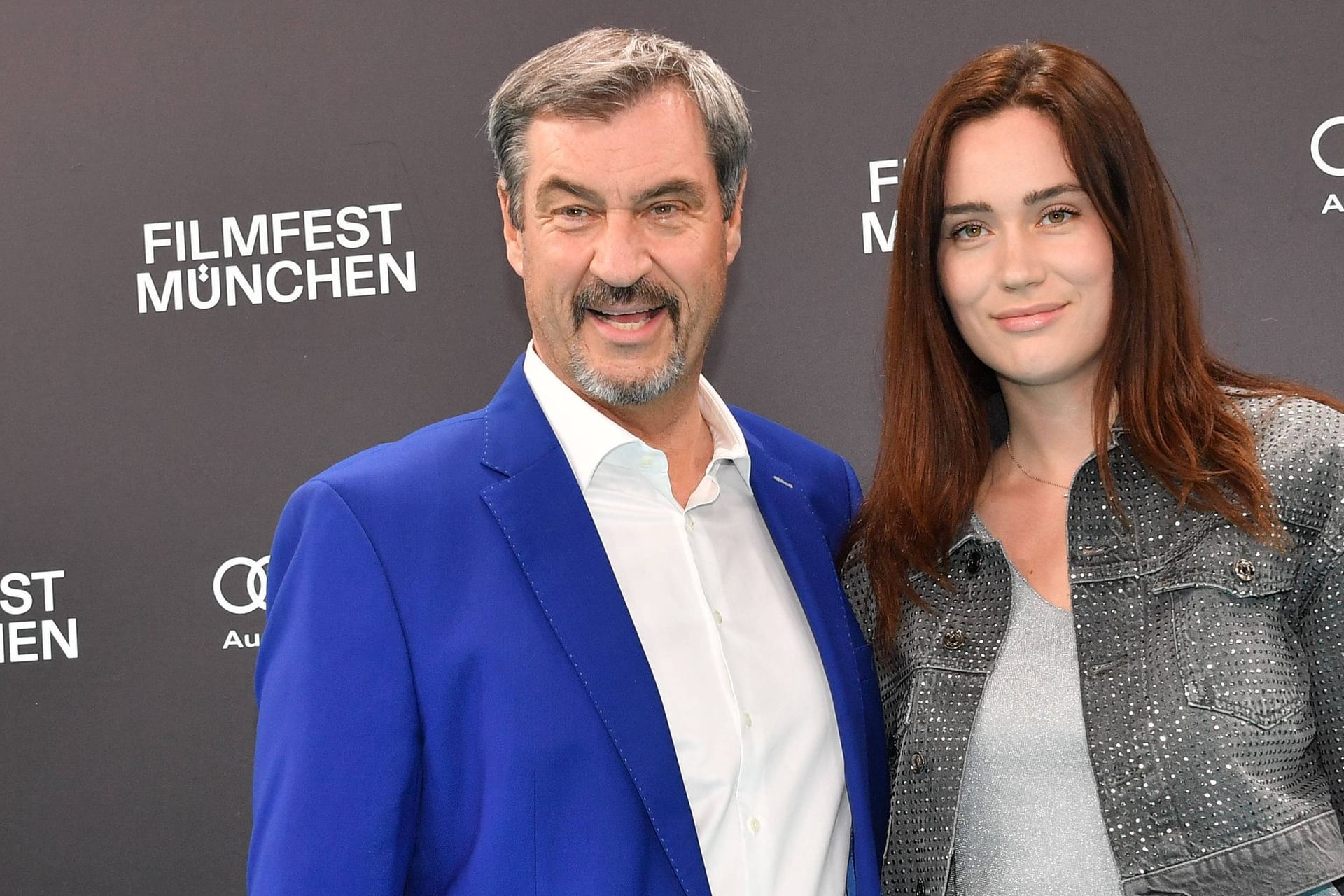 Markus Söder und Gloria Sophie Burkandt: Vater und Tochter besuchten im Juni 2025 zusammen das Filmfest in München.