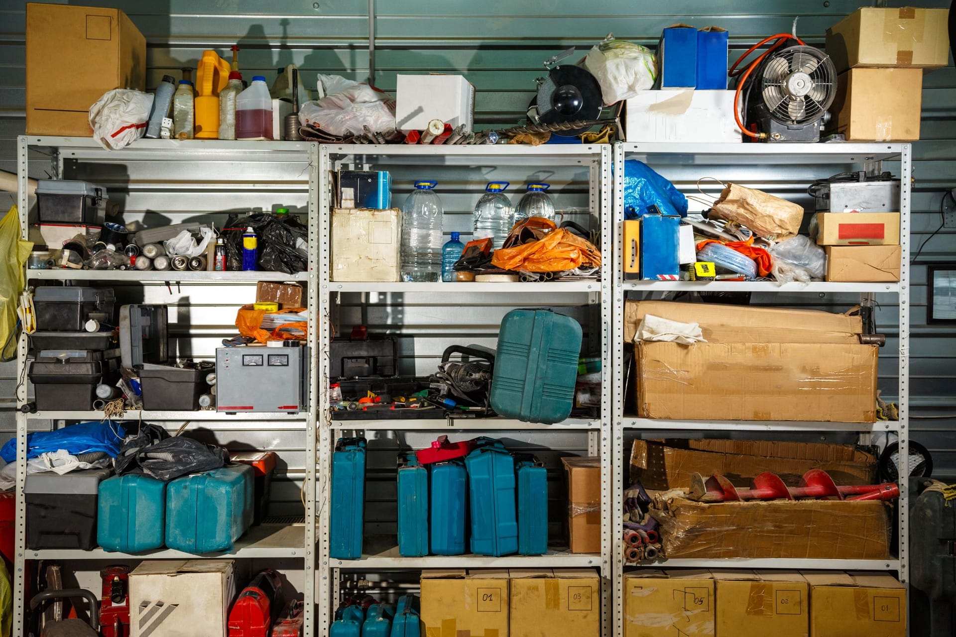 Garage: Viele Flüssigkeiten sind in der Garage verboten.