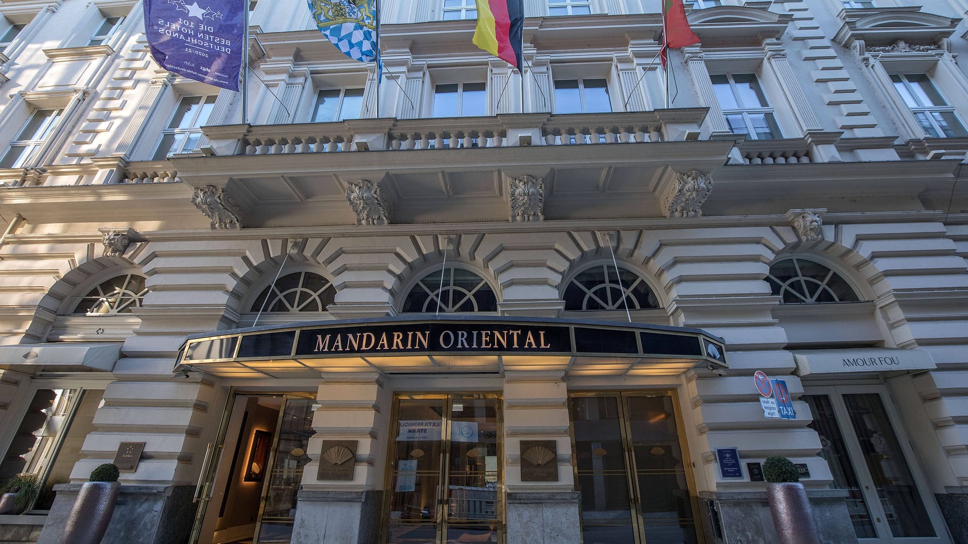 Das Hotel Mandarin Oriental in München (Archivbild): Das Haus verfügt über 48 Zimmer und 25 Suiten.