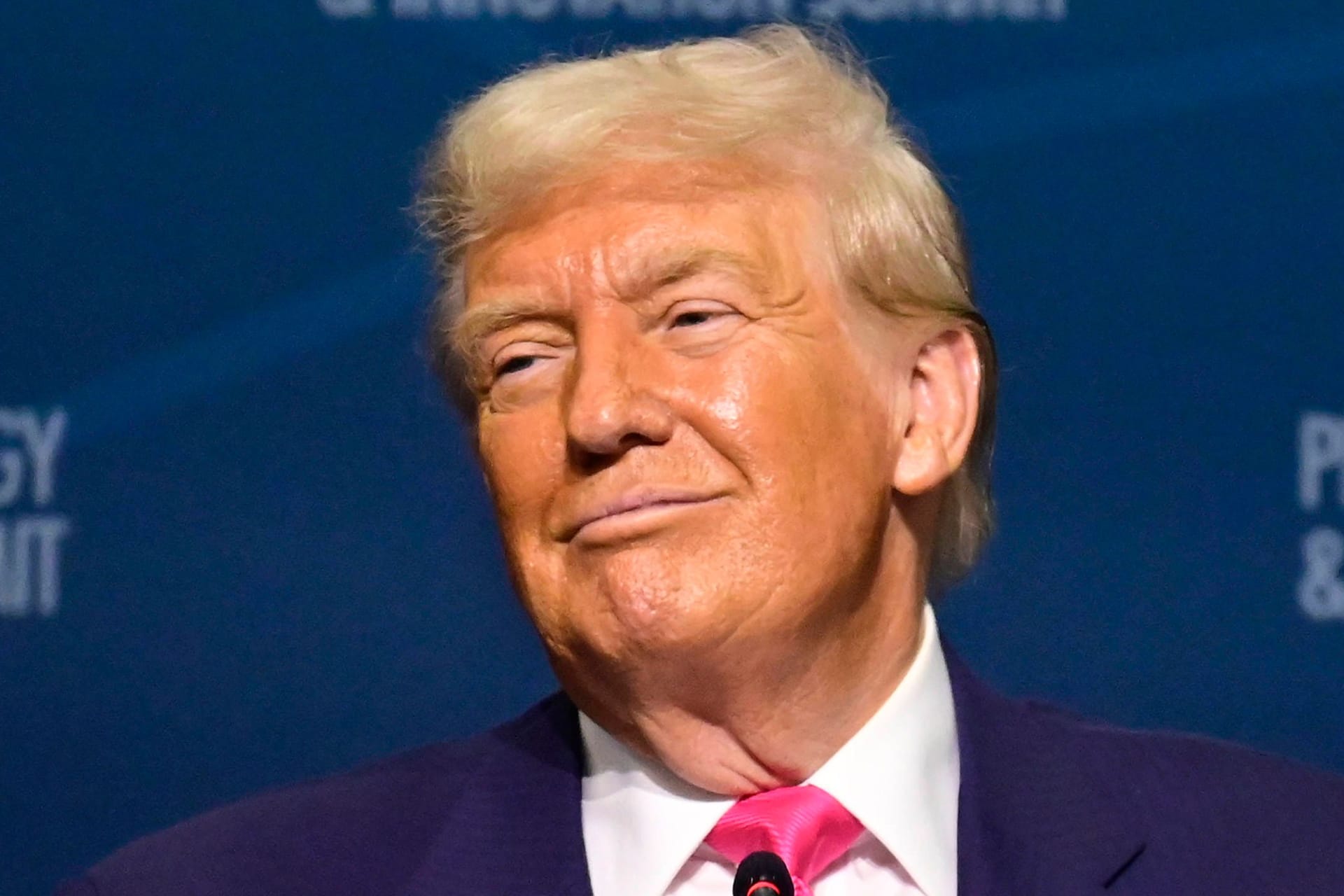 Donald Trump auf einer Veranstaltung (Archivbild): Der USA-Präsident hat die Rolle Deutschlands bei der Lieferung der Flugabwehrsysteme betont.