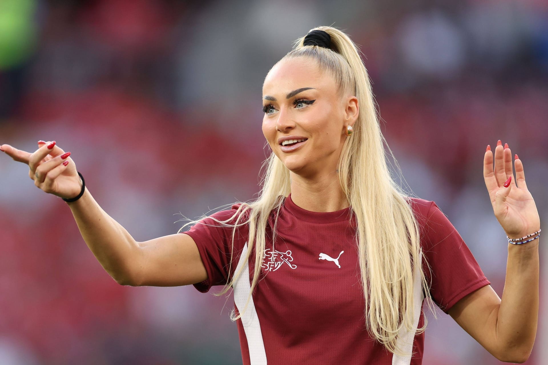 Alisha Lehmann: Sie kam bisher in einem Spiel der Schweiz zum Einsatz.