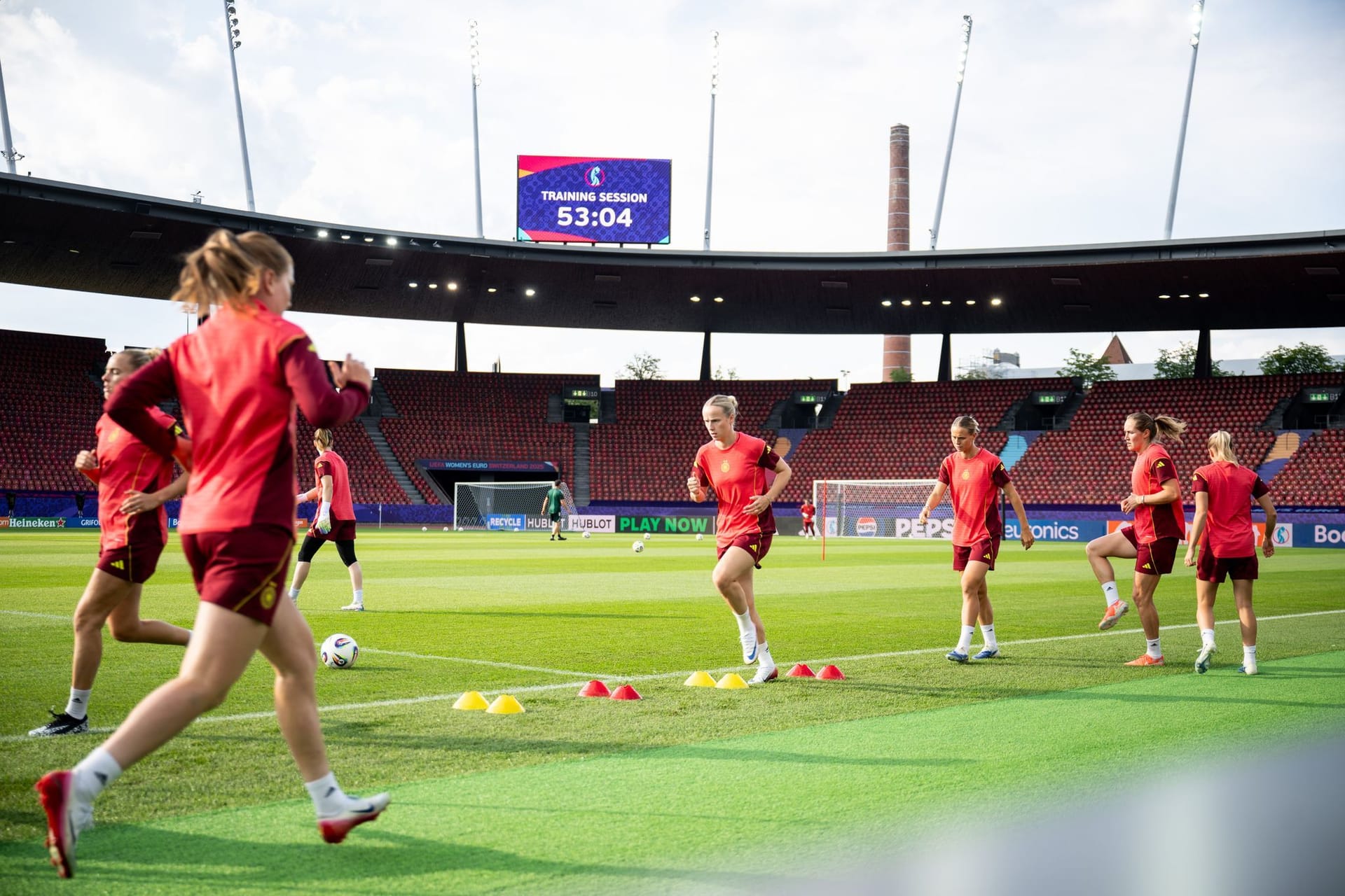 Frauenfußball-EM - Abschlusstraining Deutschland