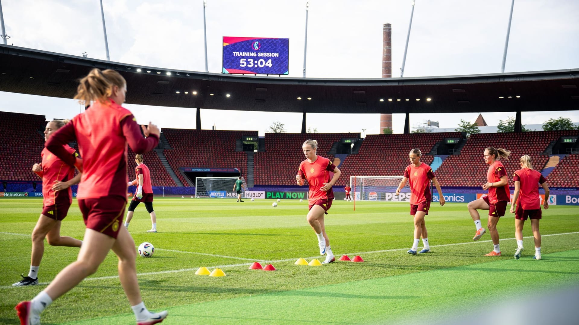 Frauenfußball-EM - Abschlusstraining Deutschland