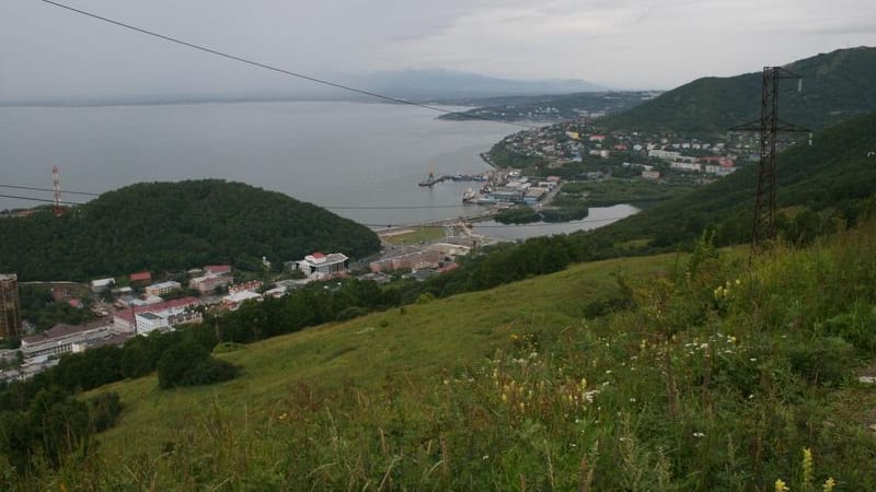 Hafen von Petropawlowsk-Kamtschatski: Nach Tsunami-Warnungen wurden die Menschen in der Region aufgerufen, sich von der Küste fernzuhalten.