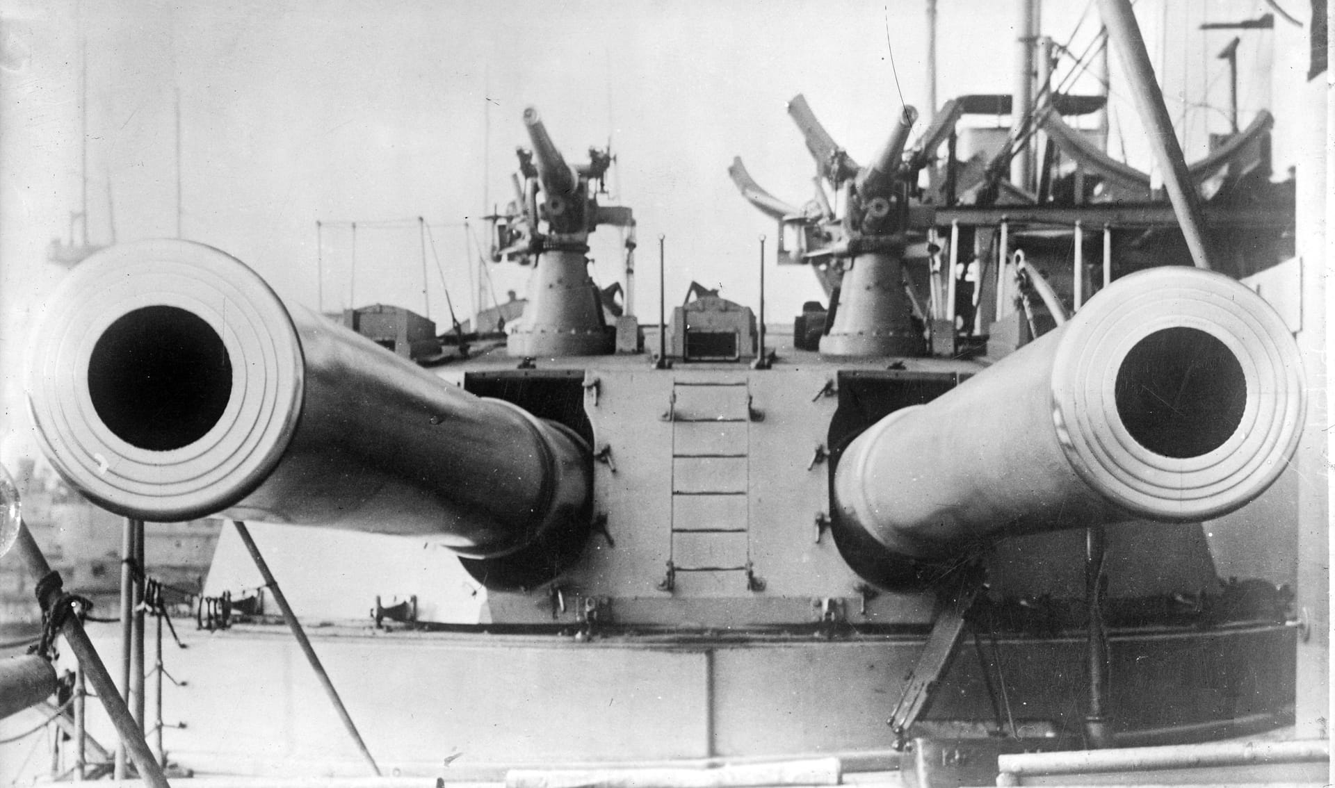 Geschützturm der "HMS Dreadnought": Das Kriegsschiff war schwerst bewaffnet.