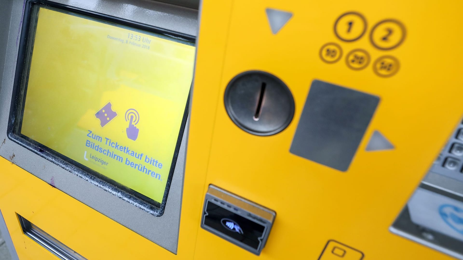 Ticketautomat in Leipzig