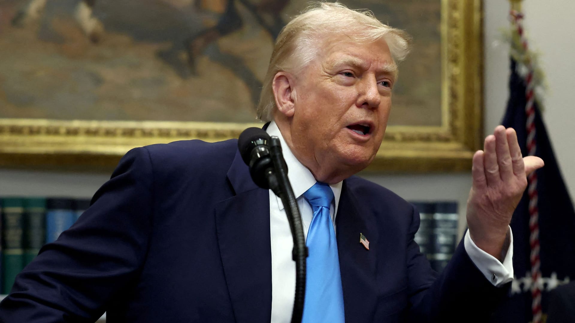 US-Präsident Donald Trump: Meister über Aufregung und Ablenkung (Archivbild).
