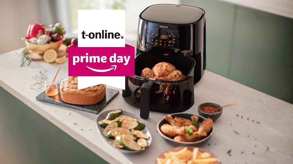 Der Prime Day startet mit einem starken Airfryer-Angebot zum Tiefpreis.