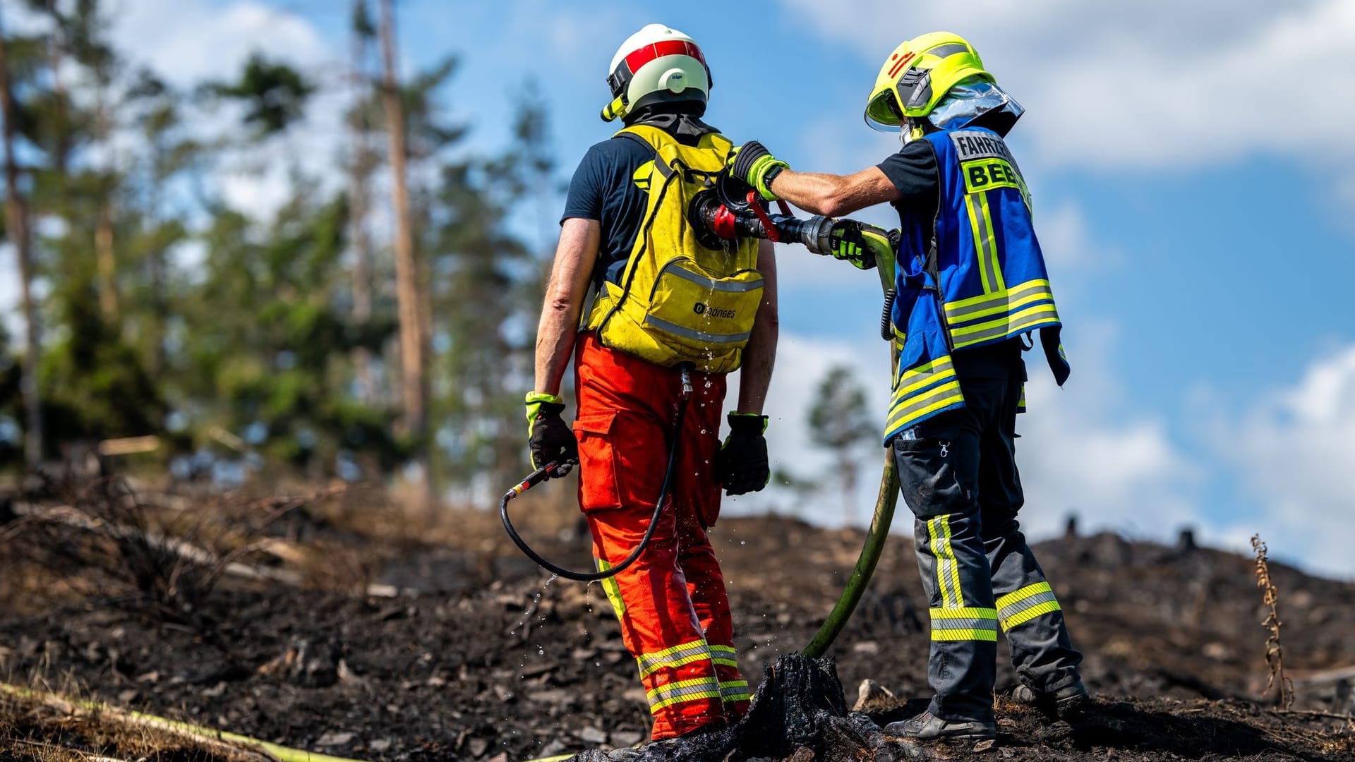 Waldbrand in Thüringen Waldbrand in Thüringen