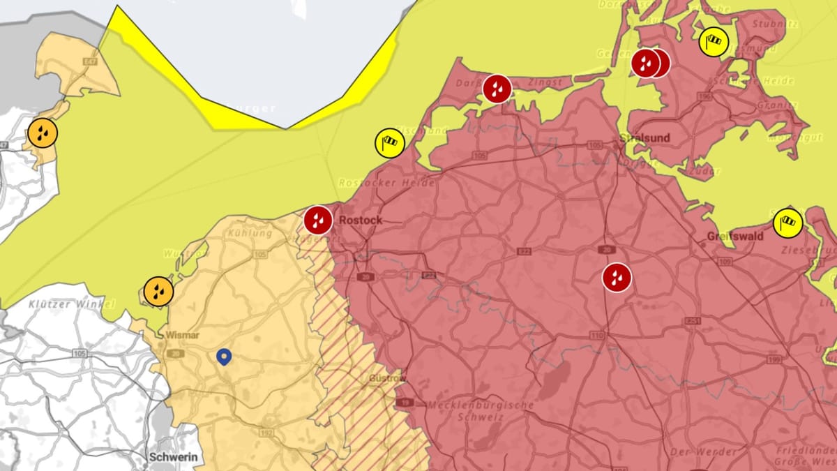 Unwetter in Deutschland: DWD warnt vor Starkregen  in diversen Großstädten