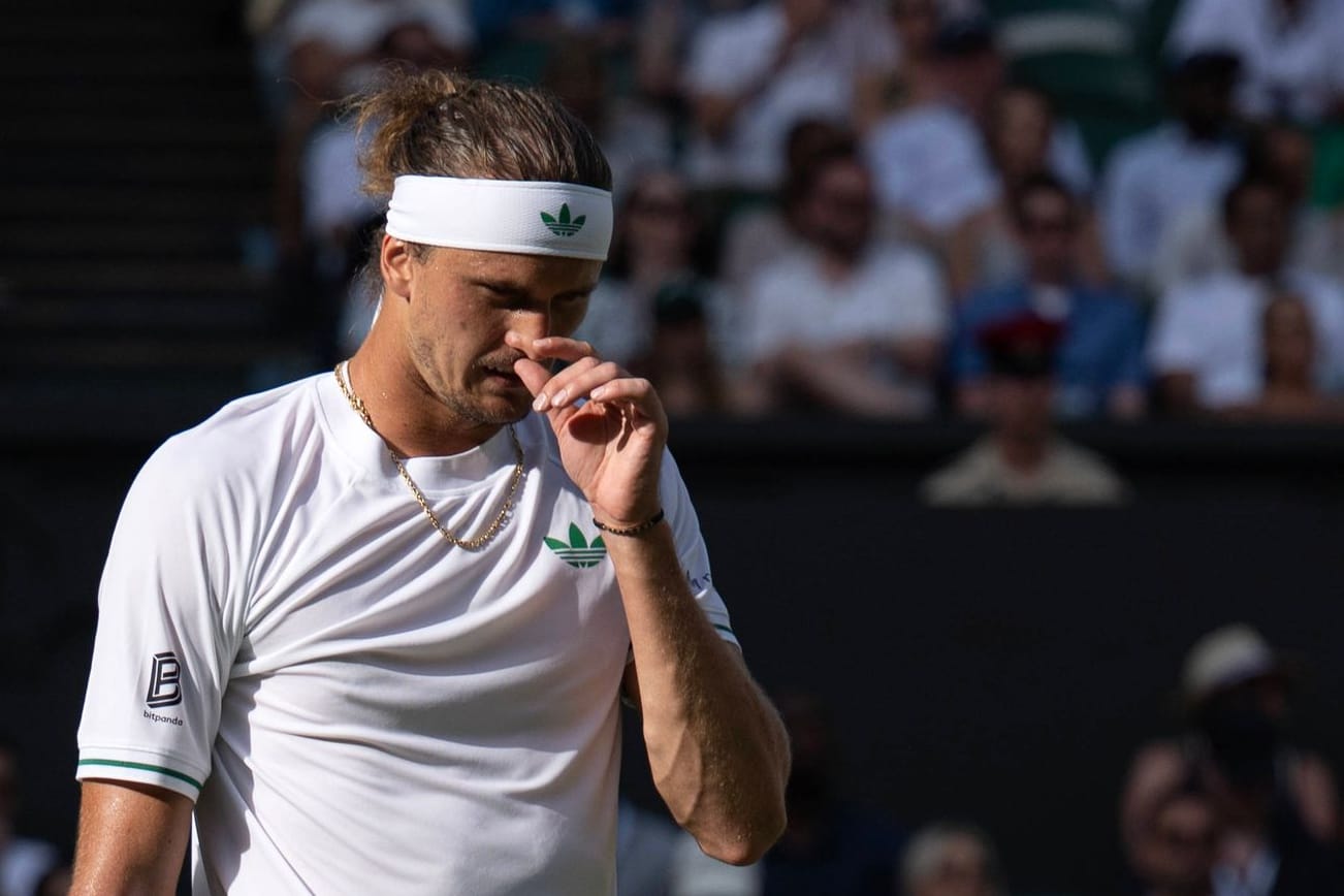 Alexander Zverev: Er scheiterte in Wimbledon schon in der ersten Runde.