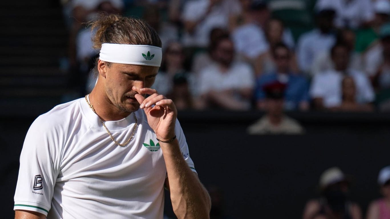 Alexander Zverev: Er scheiterte in Wimbledon schon in der ersten Runde.