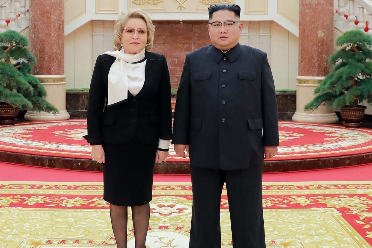 Kim Jong Un trifft Vorsitzende des russischen Oberhauses