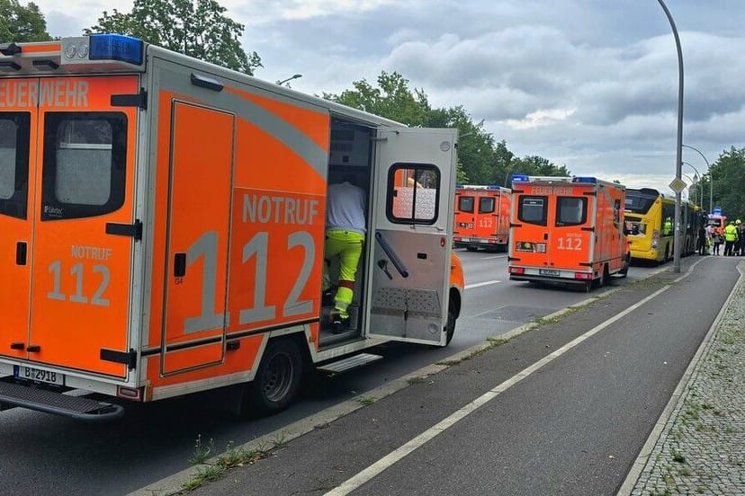 Der Einsatzort: Die Feuerwehr rief einen Massenanfall an Verletzten aus.