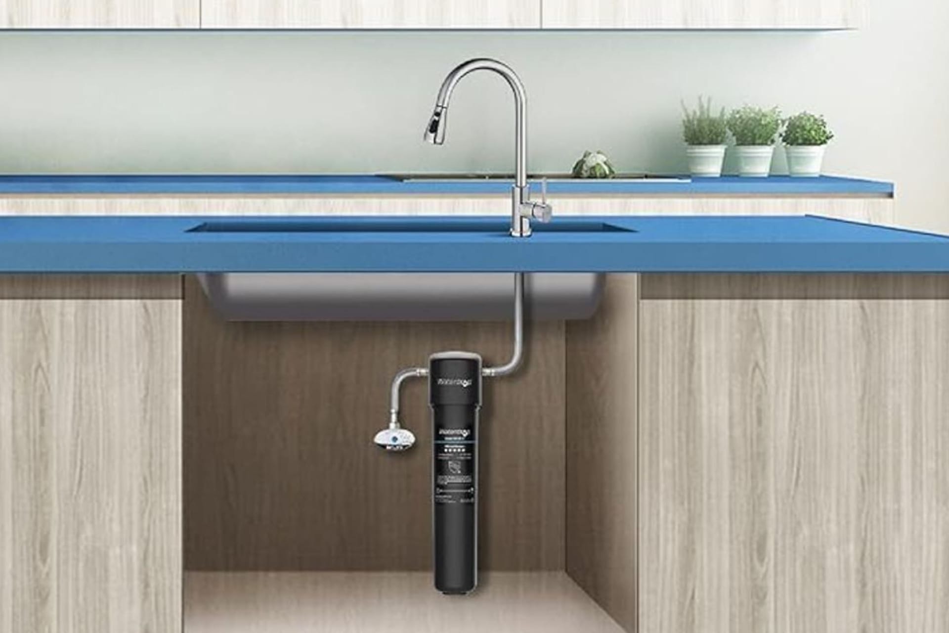 Das Waterdrop 15UA Filtersystem liefert frisches Wasser direkt aus Ihrem Hahn – ohne großen Aufwand.