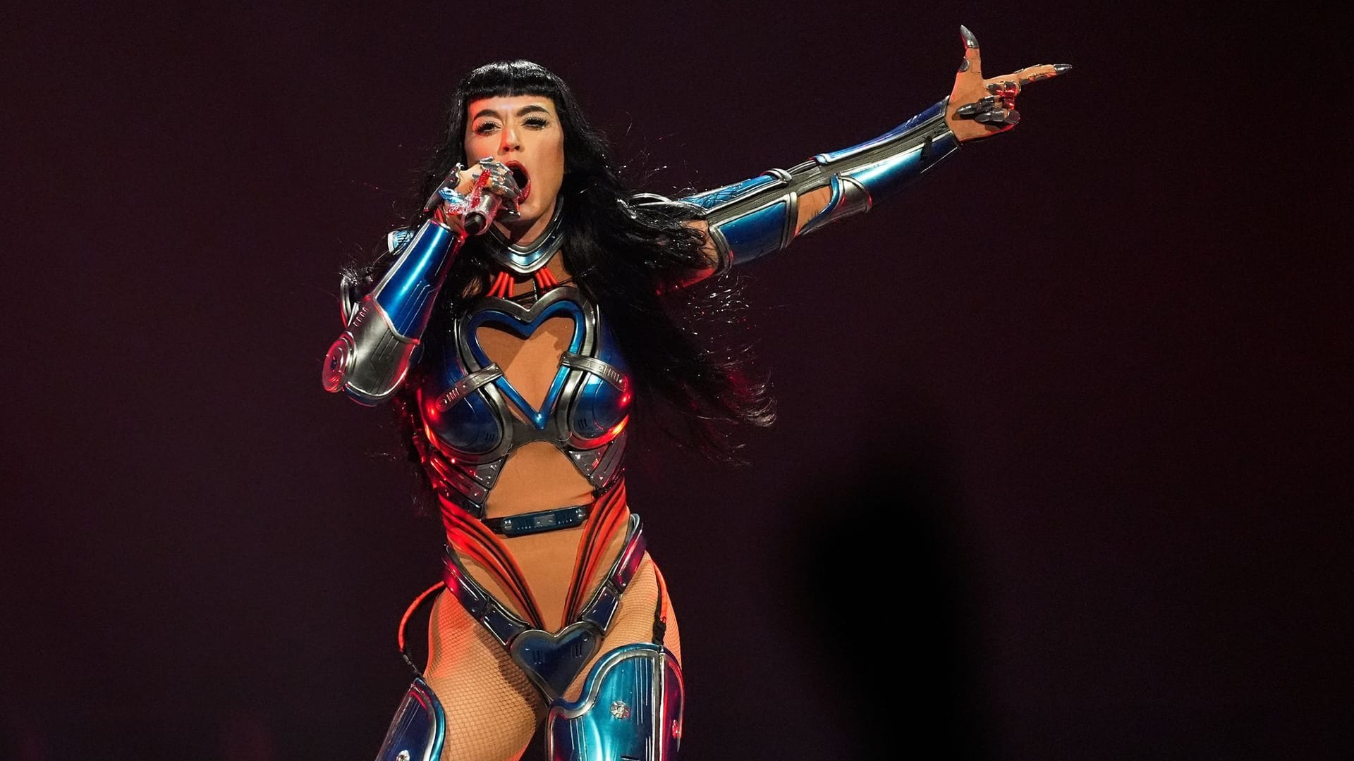 Katy Perry bei einem Auftritt während ihrer "Lifetimes"-Tour.
